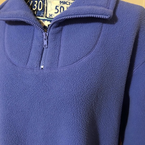 Vintage 1980’s Action Fleece Quarter Zip Pullover - Picture 5 of 12